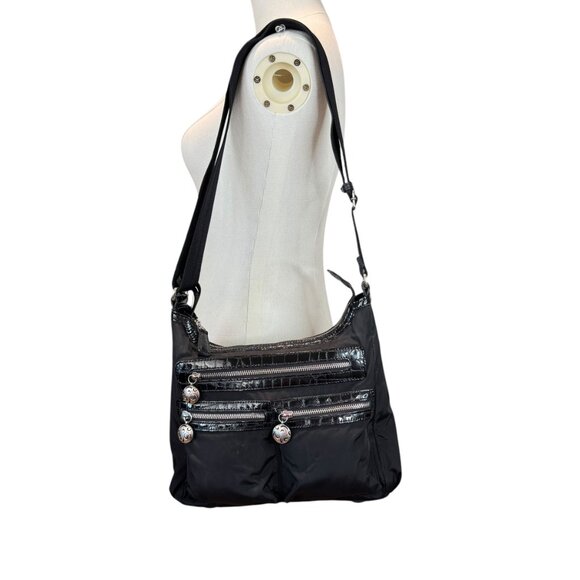 Brighton shoulder Bag.  Adustable. strap  Black - Picture 1 of 7